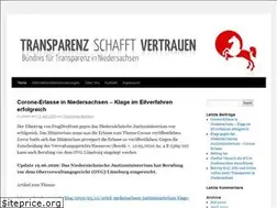 Sites similar to transparenzgesetz-nds.de