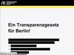 Sites similar to transparenzgesetz.de