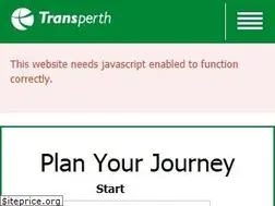 Sites similar to transperth.wa.gov.au