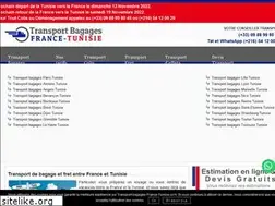 Sites similar to transport-bagages-france-tunisie.com
