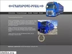Sites similar to transport-pfeil.de