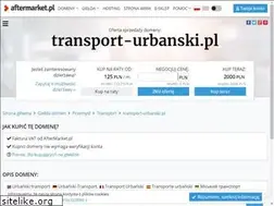 Sites similar to transport-urbanski.pl