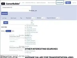 Sites similar to transportation.careerbuilder.com