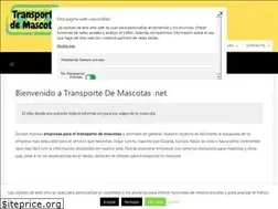 Sites similar to transportedemascotas.net
