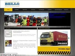 Sites similar to transportesbello.com