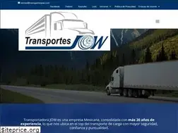 Sites similar to transportesjow.com