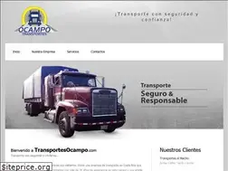 Sites similar to transportesocampo.com