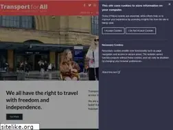 Sites similar to transportforall.org.uk