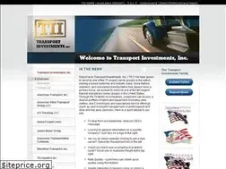 Sites similar to transportinvestments.com