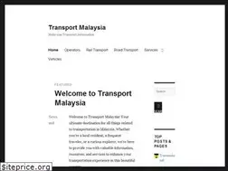 Sites similar to transportmalaysia.com