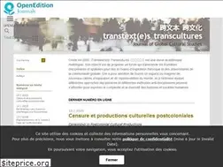 Sites similar to transtexts.revues.org
