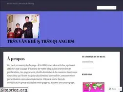 Sites similar to tranvankhe-tranquanghai.com
