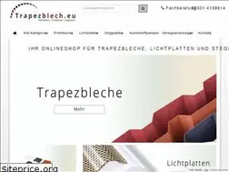 Sites similar to trapezblech.eu