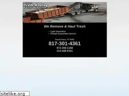Sites similar to trashhaulingdfw.com