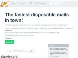 Sites similar to trashmail.org