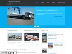 Sites similar to trasportobarche.com