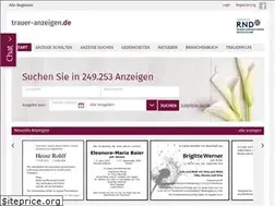 Sites similar to trauer-anzeigen.de