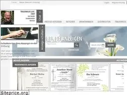 Sites similar to trauer-ndz.de