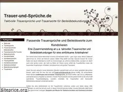 Sites similar to trauer-und-sprueche.de