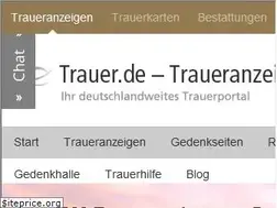 Sites similar to trauer.de