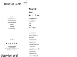 Sites similar to trauerfeier-musik.com