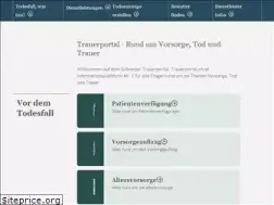 Sites similar to trauerportal.ch