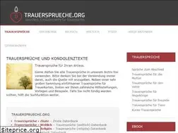 Sites similar to trauersprueche.org