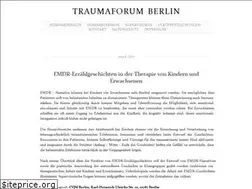 Sites similar to traumaforum-berlin.de