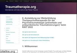 Sites similar to traumatherapie.org