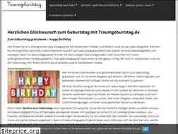 Sites similar to traumgeburtstag.de