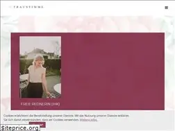 Sites similar to traustimme.de