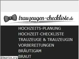 Sites similar to trauzeugen-checkliste.de