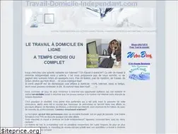 Sites similar to travail-domicile-independant.com