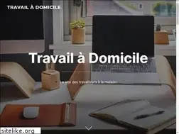 Sites similar to travail-domicile.org