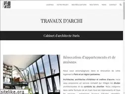 Sites similar to travauxdarchi.fr
