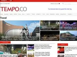 Sites similar to travel.tempo.co