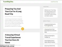 Sites similar to travelblogsites.net