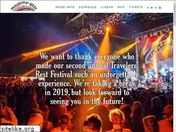 Sites similar to travelersrestfest.com