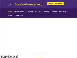 Sites similar to travelexperience.com.au