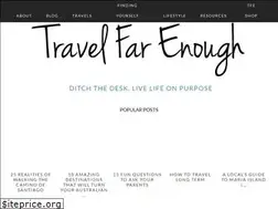 Sites similar to travelfarenough.com