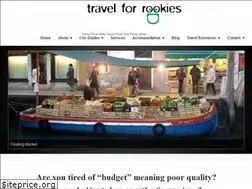 Sites similar to travelforrookies.com