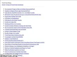 Sites similar to travelgearblog.com