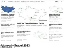 Sites similar to travelgobimongolia.com