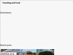Sites similar to travelingandfood.com