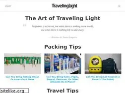Sites similar to travelinglight.com