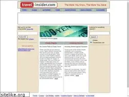 Sites similar to travelinsider.com