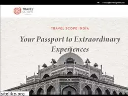 Sites similar to travelscopeindia.com