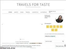 Sites similar to travelsfortaste.com