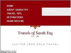 Sites similar to travelsofsarahfay.com
