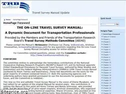 Sites similar to travelsurveymanual.org